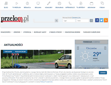 Tablet Screenshot of noworodki.przelom.pl
